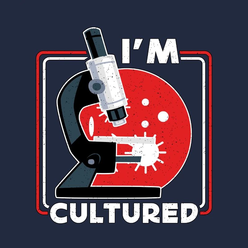 Microbiologiste Je suis un scientifique en microscope cultivé