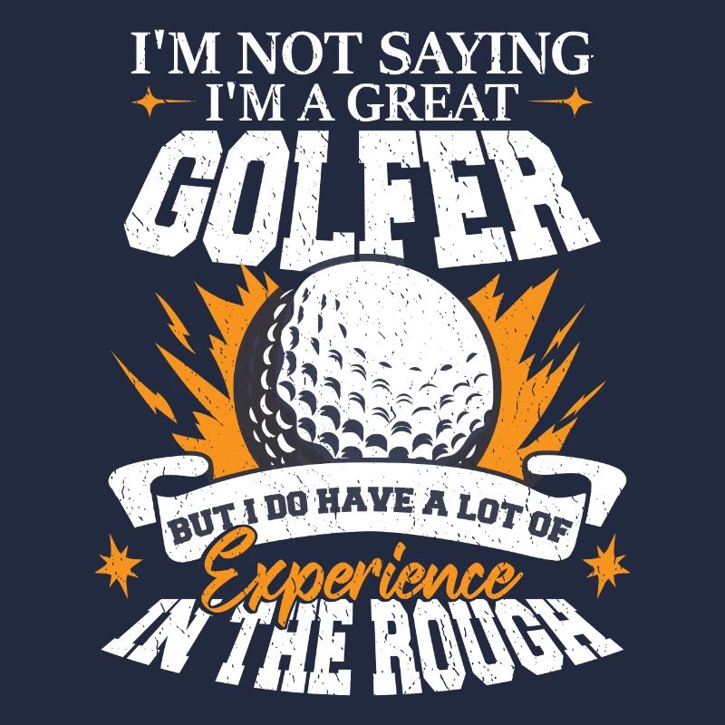 Ich bin ein großartiger Golfer