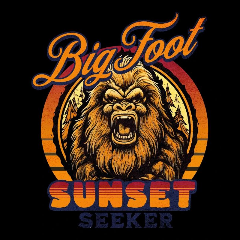 Big Foot CHERCHEUR DE COUCHER DE SOLEIL