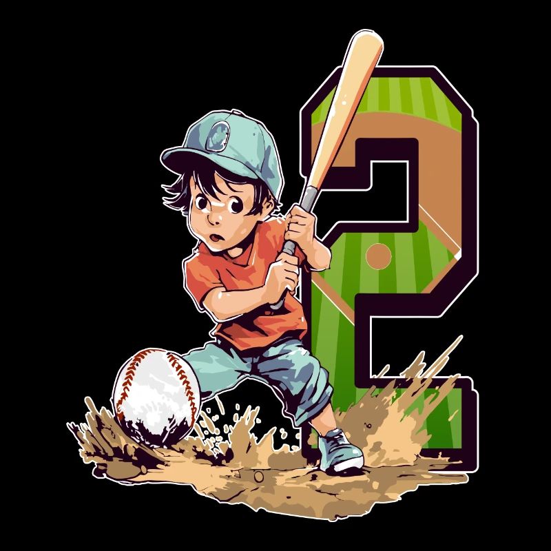 Anniversaire de baseball - garçon de 2 ans - 2.