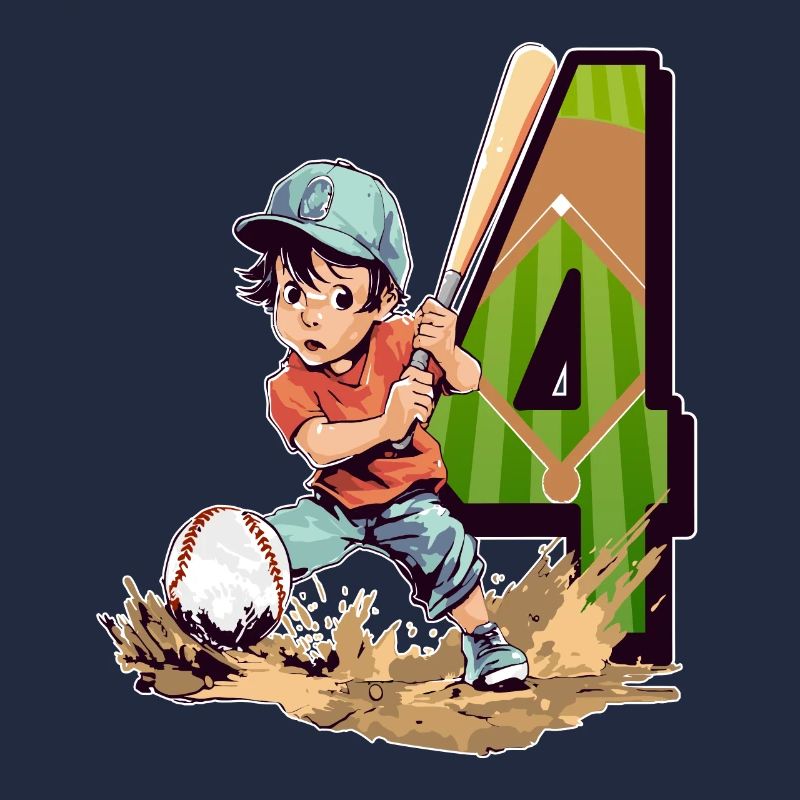 Anniversaire de baseball - 4 ans Garçon - 4.