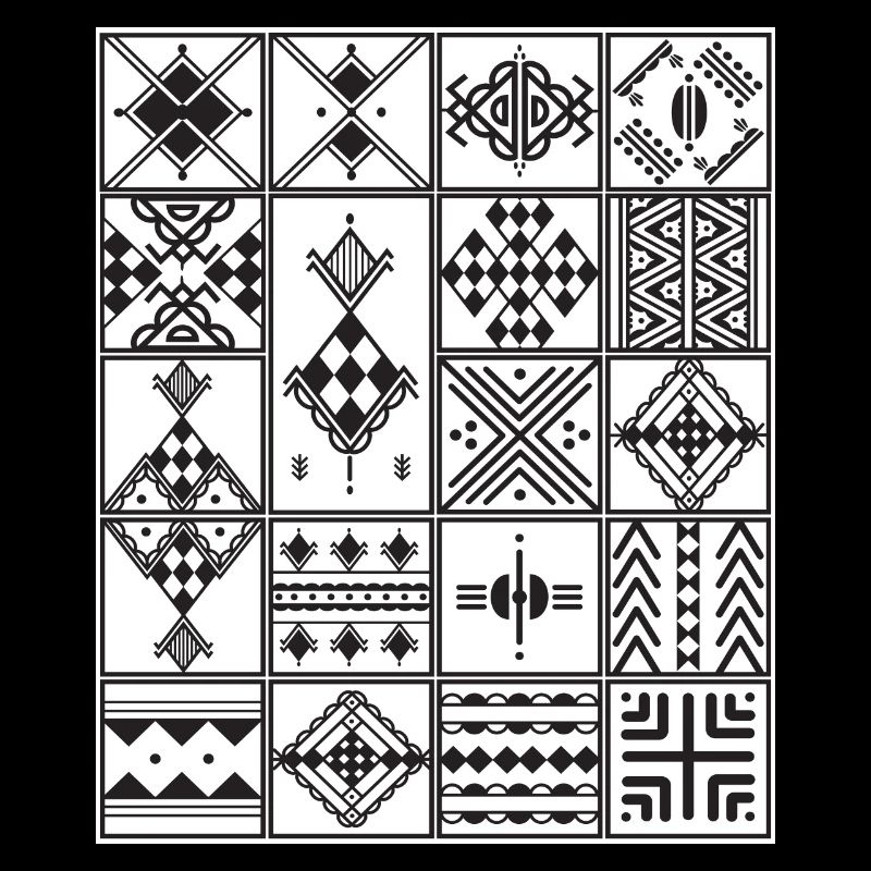 AMAZIGH BERBERE KABYLE MOTIF KABYLE
