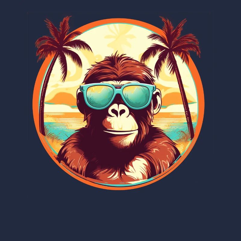 Sun, Sand, and Monkey Magic: Stylish Beach Design