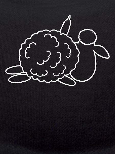 Sheep shows middle finger
