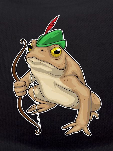 Frosch Bogenschütze Bogen