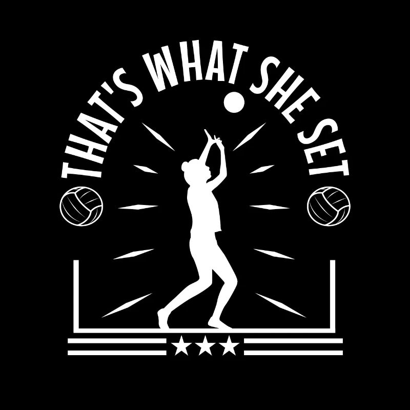 Thats what she set volleyball