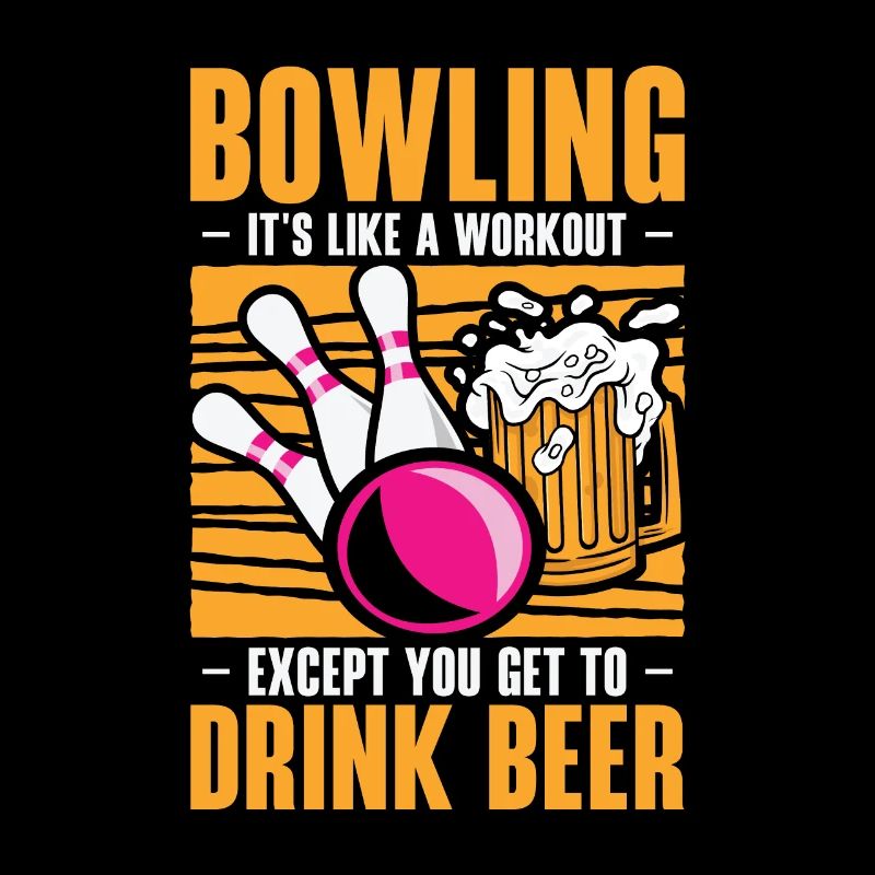 Bowling Frauen Bowler Kugel Strike