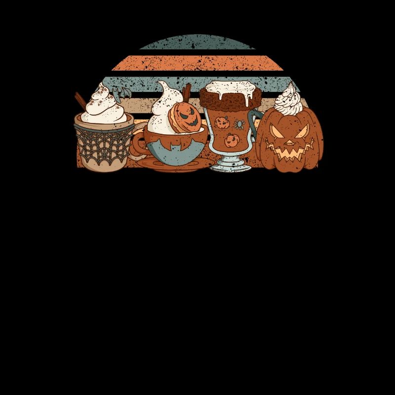 Horror Herbst Kaffee Pumpkin Spice Latte Iced