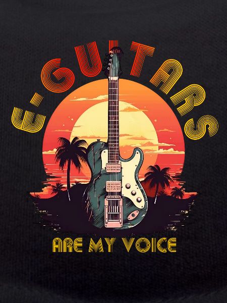 Sunset Gitarre Geschenk