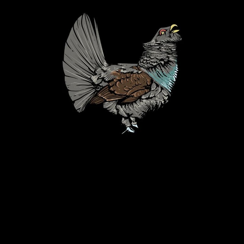 Capercaillie I Chicken bird capercaillie motif for hunter