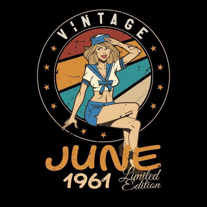 Vintage 1961 - Born In June 1961