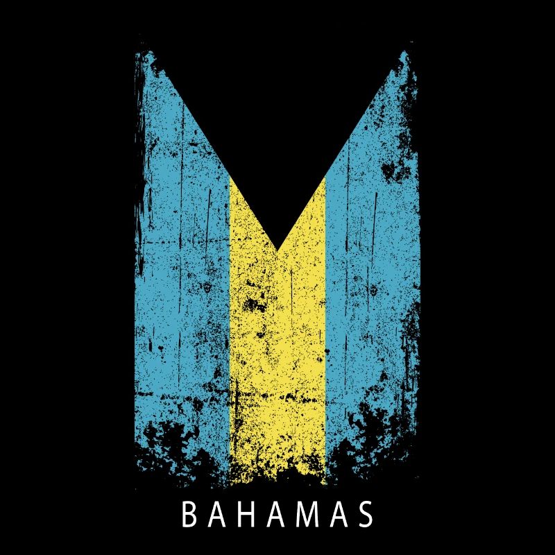 Souvenir avec le drapeau du pays des Bahamas