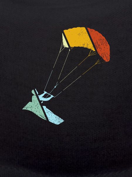 Kite surfing Retro