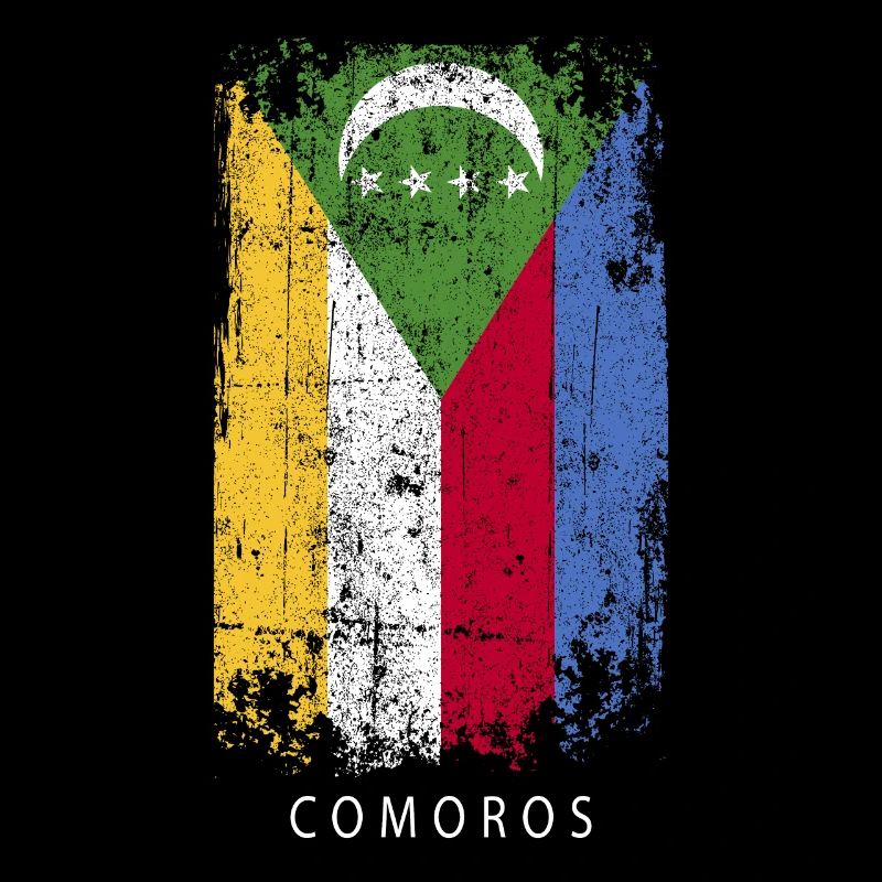 Souvenir avec le drapeau des Comores