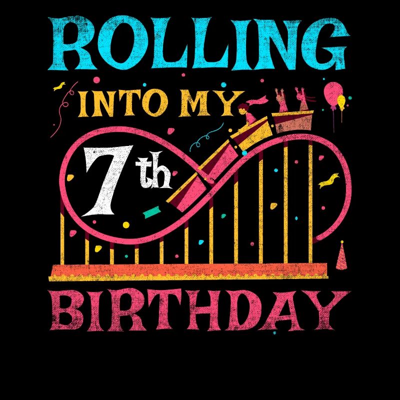Roller Coaster Kid - Rolling Into My 7th Birthday