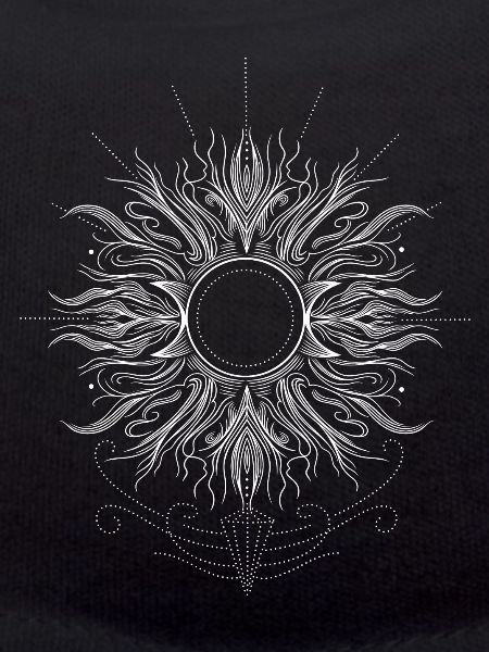 Midsummer Sun with Triple Moon