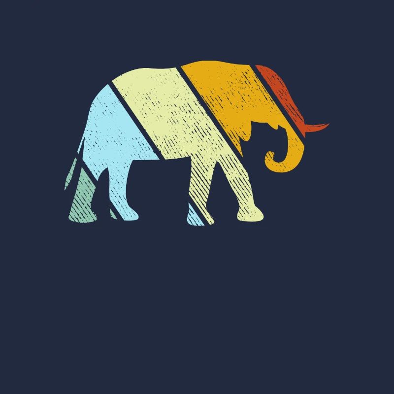 Éléphant Rétro