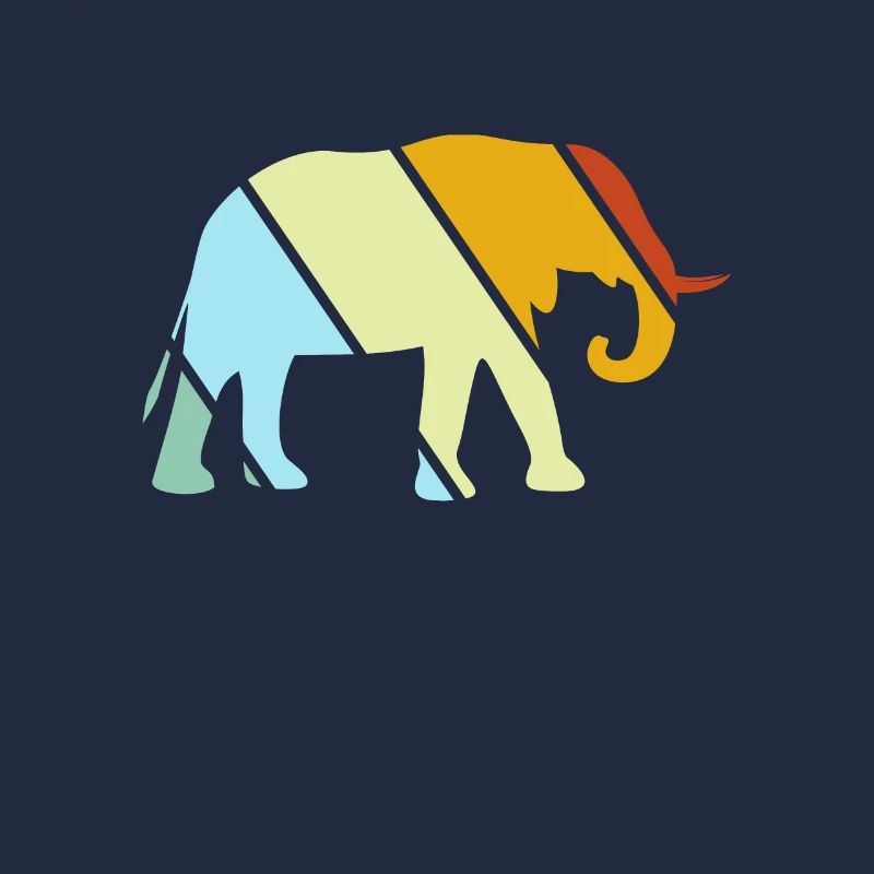 Éléphant Rétro