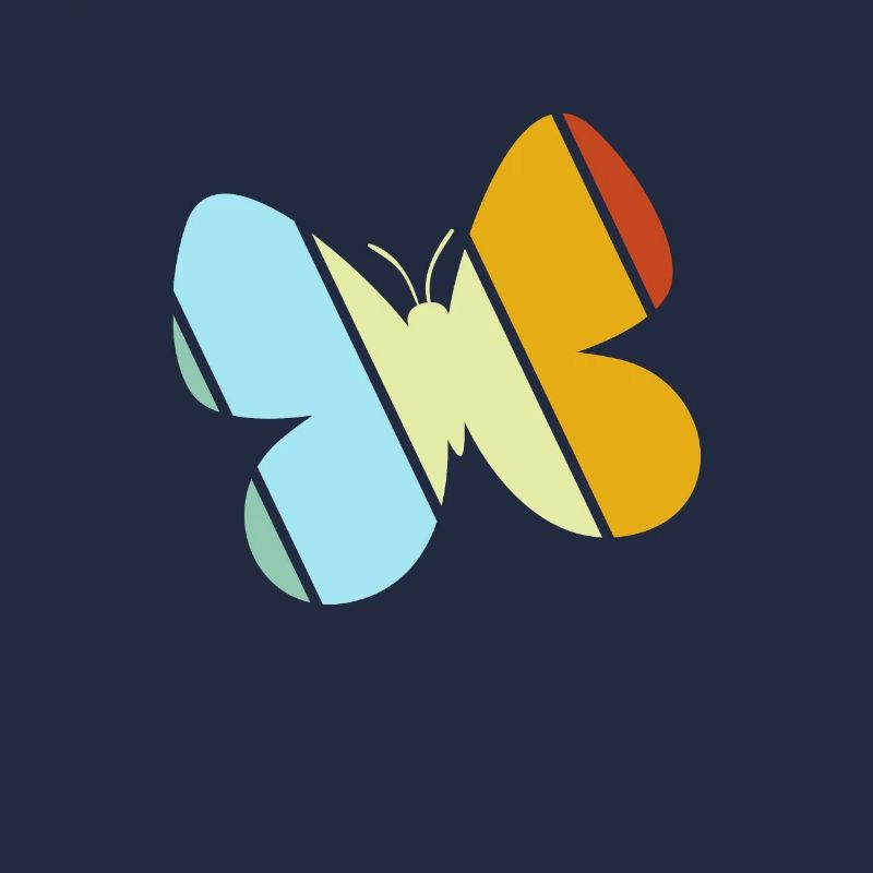 Schmetterling Retro