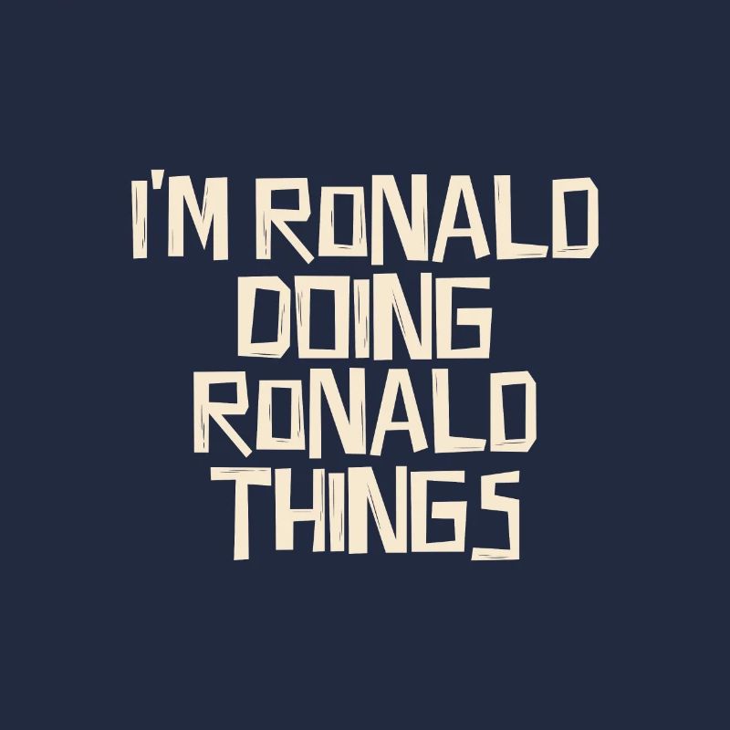 I'm Ronald doing Ronald things
