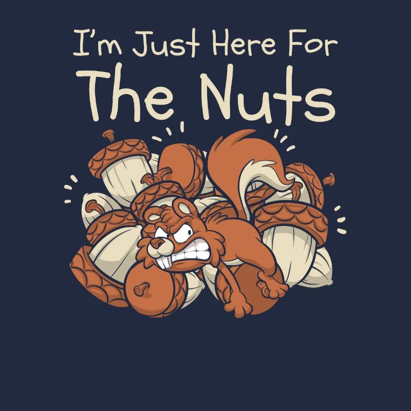 I'm Just Here For The Nuts Fox Squirrel