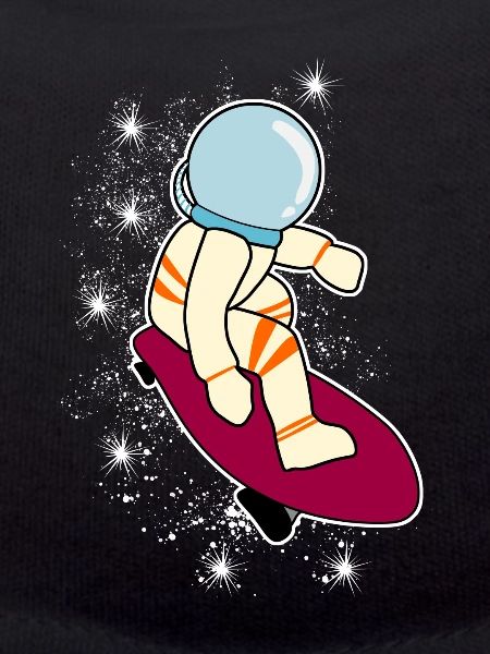Longboarder Astronaut Longboard