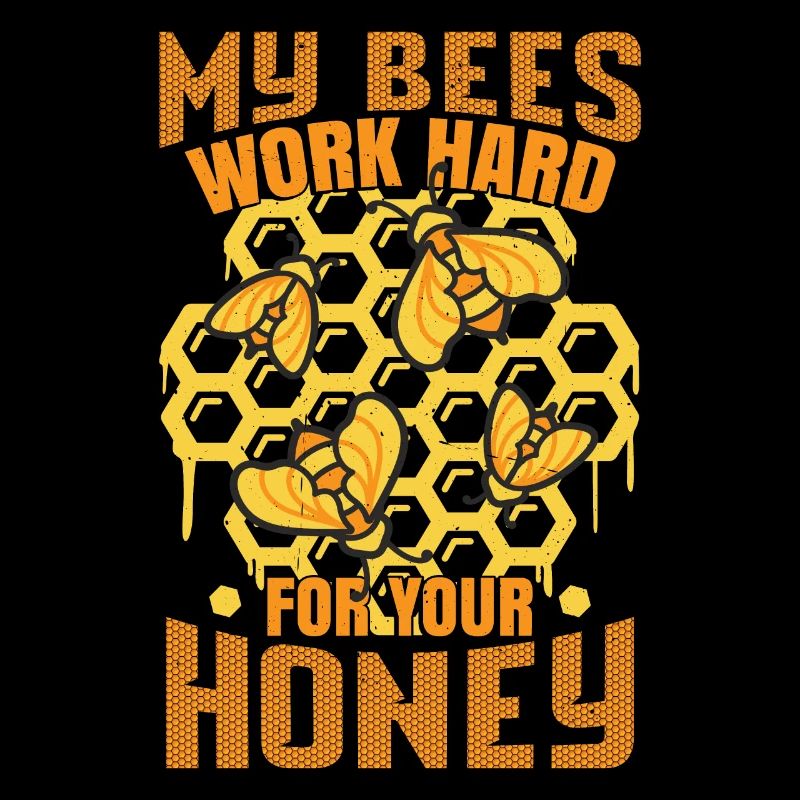 Funny Bee Beekeeper Apiarist Hive