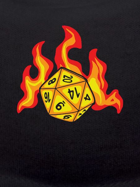 Burning cube