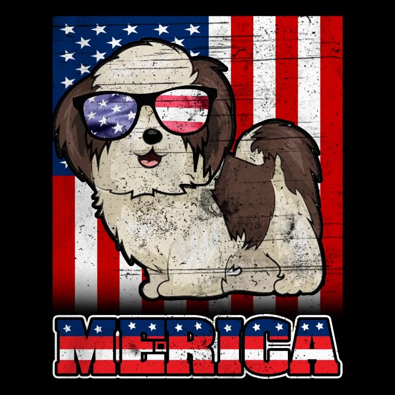 4. Juli Hund Merica