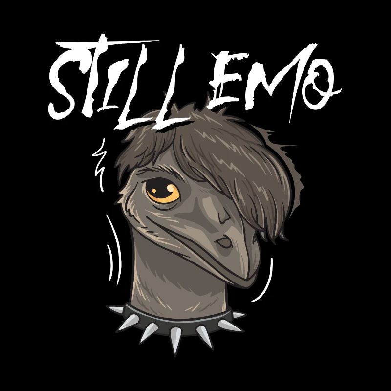 Emo Boy Emo Girl Emu Bird Emocore Punk Ästhetik