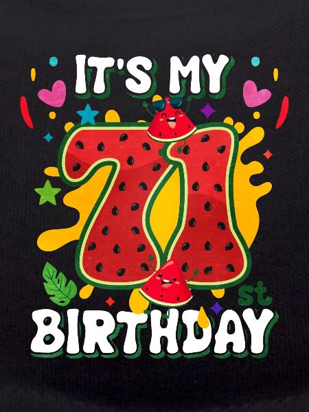 71st Birthday Watermelon