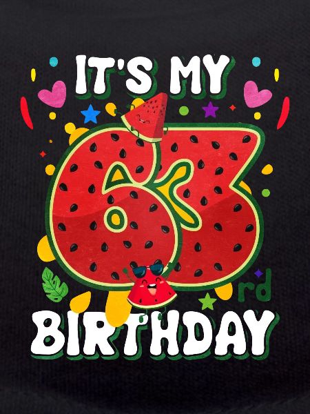 63rd Birthday Watermelon