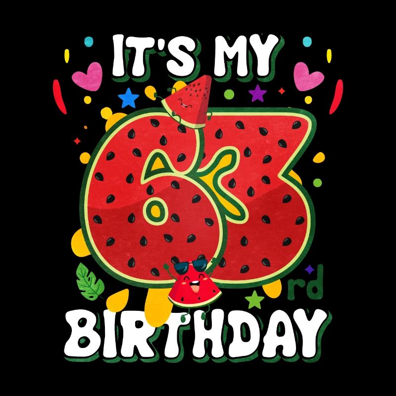 63e anniversaire Pastèque