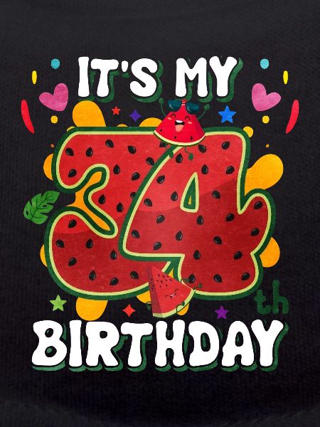 34e anniversaire Pastèque