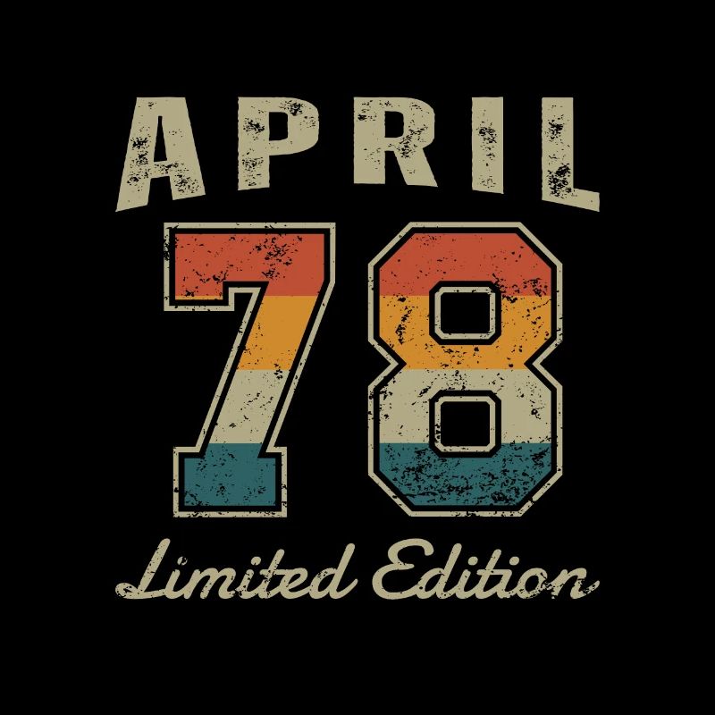 Geburtstag: April 1978 - Limited Edition Retro