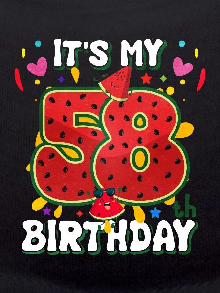 58e anniversaire Pastèque