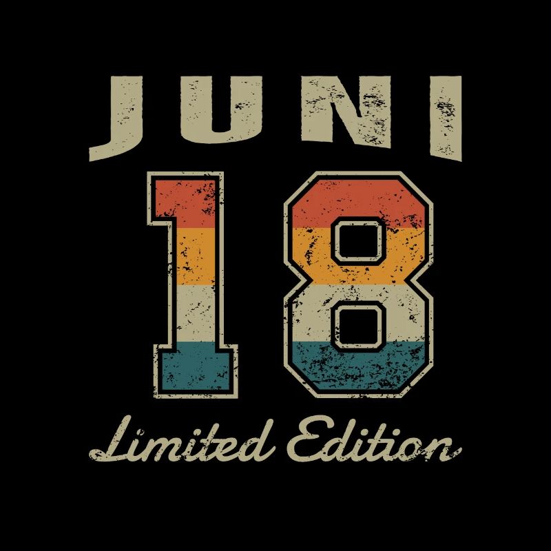 Geburtstag: Juni 2018 - Limited Edition Retro