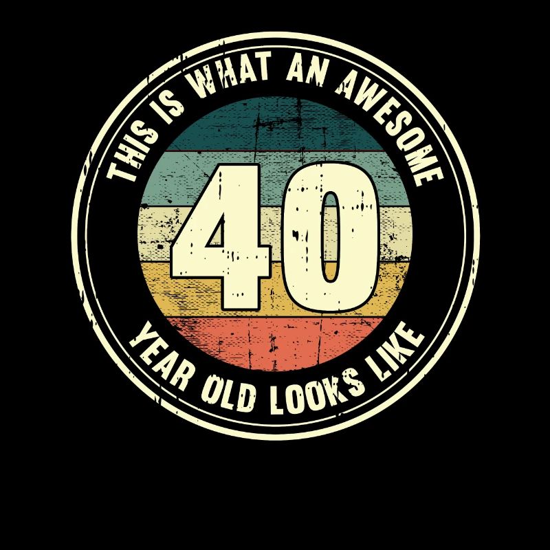 40e anniversaire pour que vous voyiez avec 40 cadeaux rétro