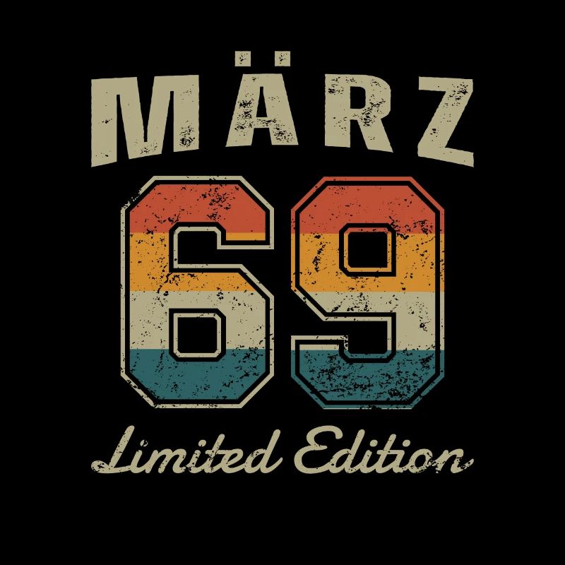 Geburtstag: März 1969 - Limited Edition Retro