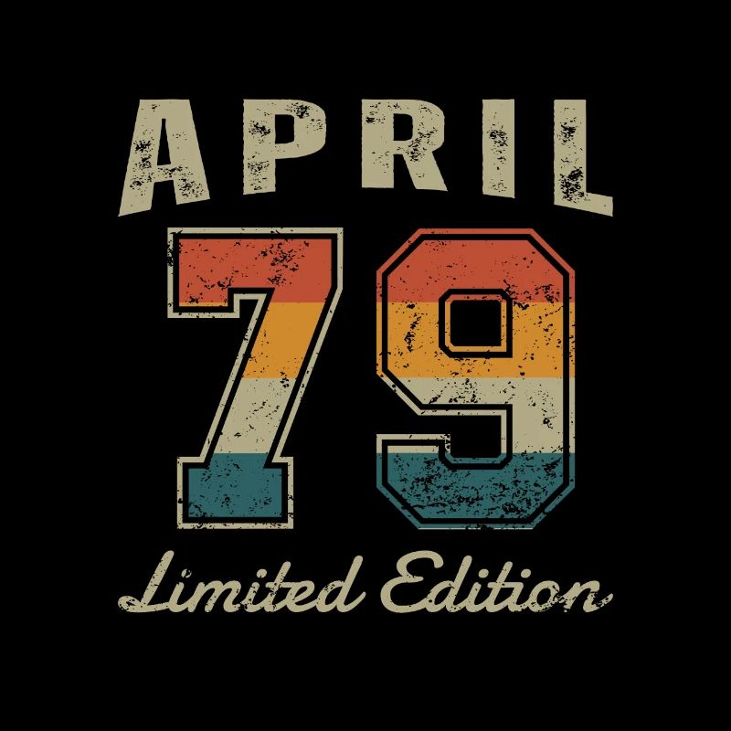 Geburtstag: April 1979 - Limited Edition Retro