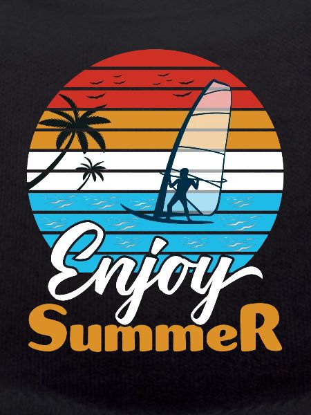 Windsurfing Windsurfer Enjoy Summer