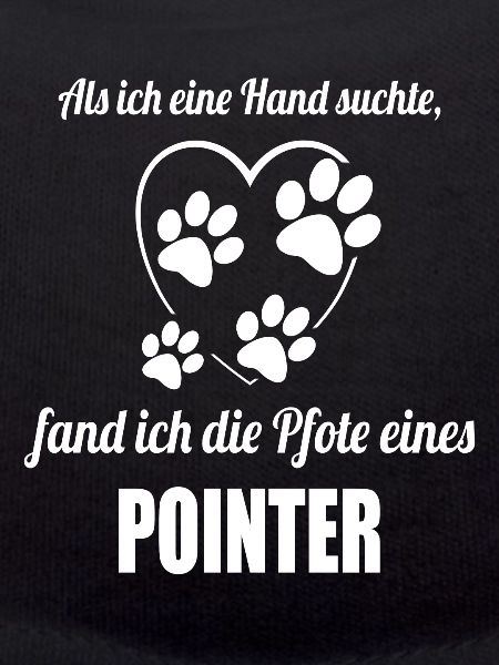 Hand & Pfote - Spruch - Pointer