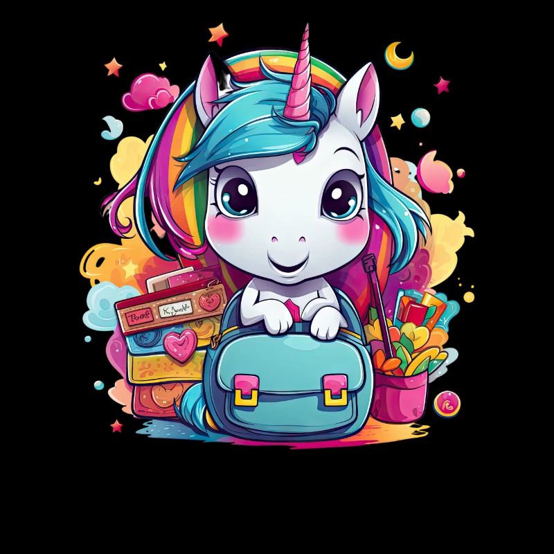 Einhorn Schulkind Einschulung Mädchen Geschenk