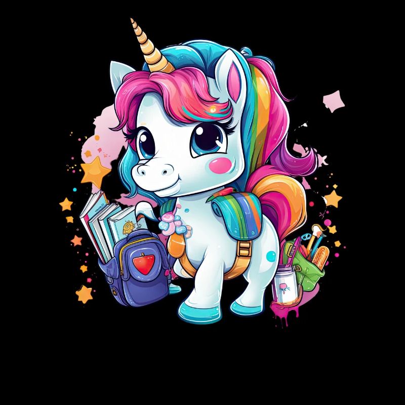 Einhorn Schulkind Einschulung Mädchen Geschenk