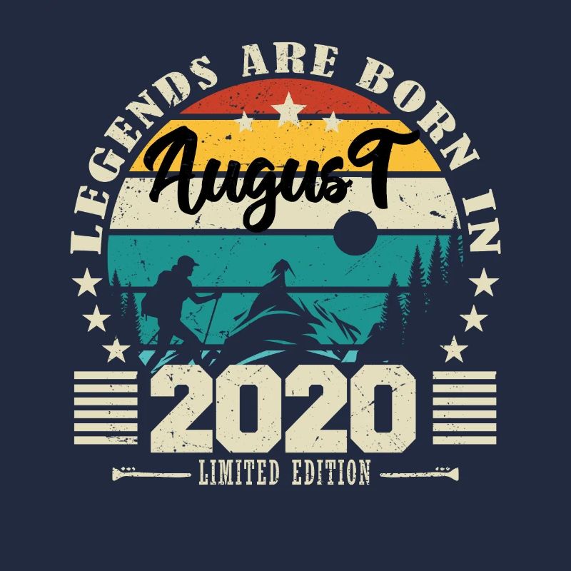 August 2020. Geburtstagsgeschenk August 2020. August
