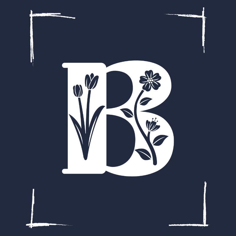 letter B initial
