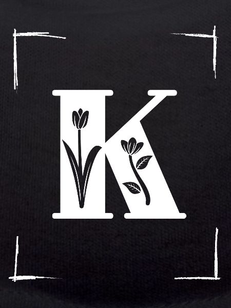letter K initial