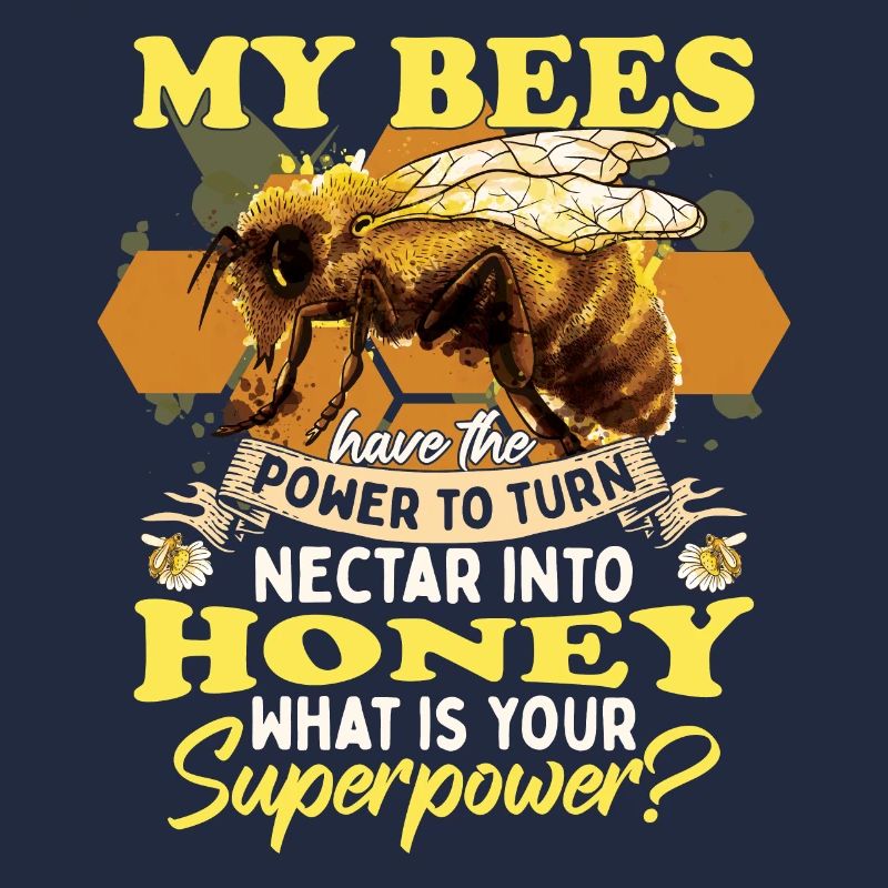 Mes abeilles transforment le nectar en miel