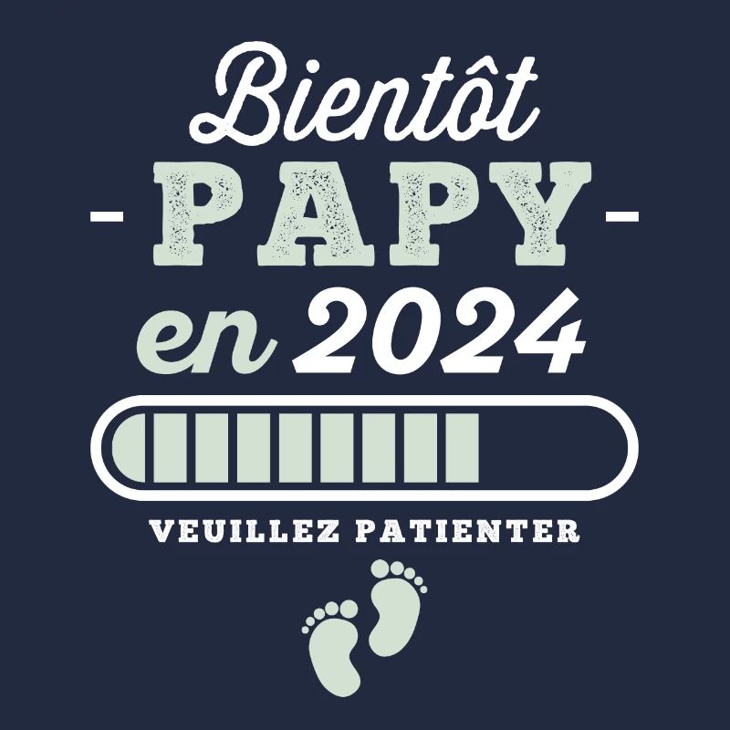 Bientôt Papy 2024 Cadeau Nouvelle Naissance Papy