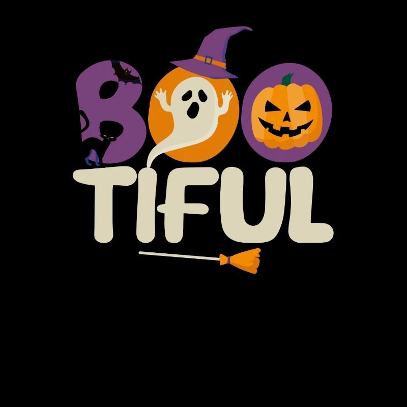 Boo Tiful Funny Halloween Bootiful Spooky Kürbis